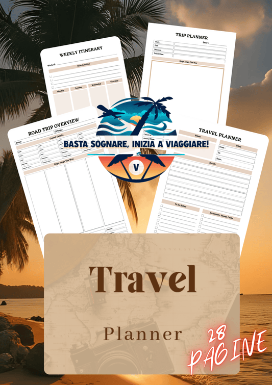 Smart Traveler's Planner (Formato PDF + Template Canva)